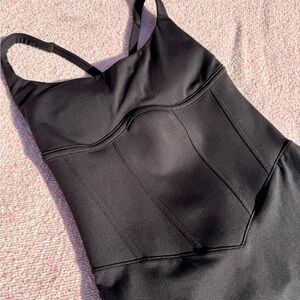 Buffbunny Collection Rosa Corset Jumpsuit – Black, Medium (NWOT)